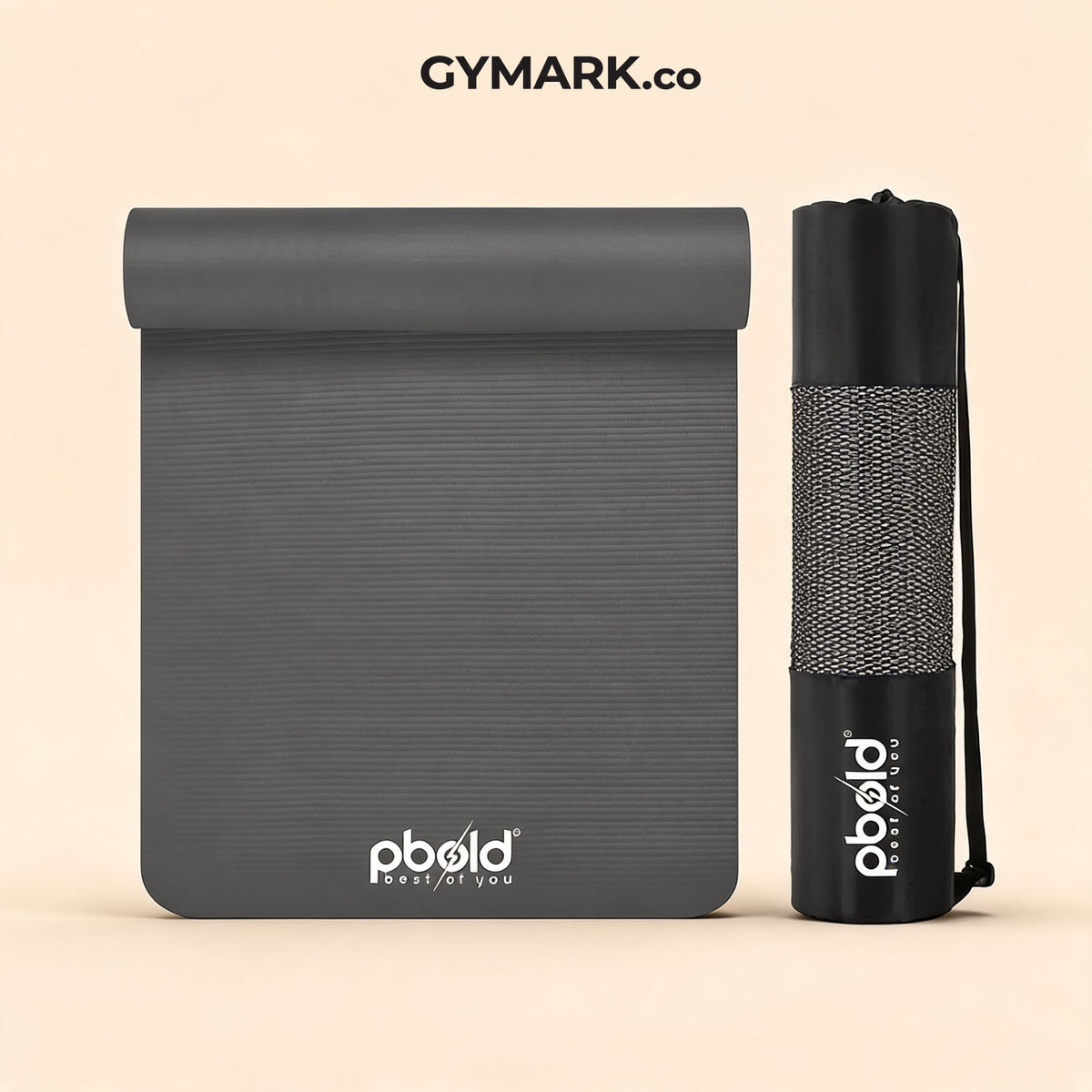 Mat Yoga Colchoneta Deportiva Gris