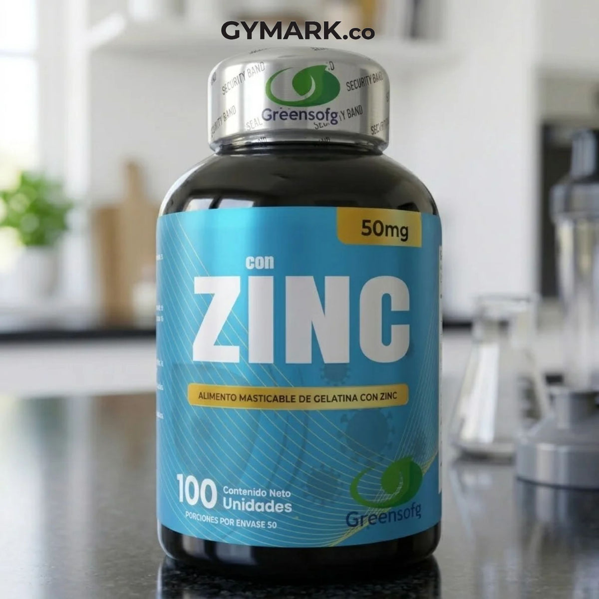 Gomitas de Gelatina con Zinc (100 Unidades)