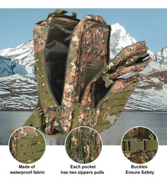 Mochila Táctica Militar Morral Viaje 50L