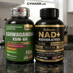 Combo Vitalidad Total: NAD+ Resveratrol & Ashwagandha KSM-66